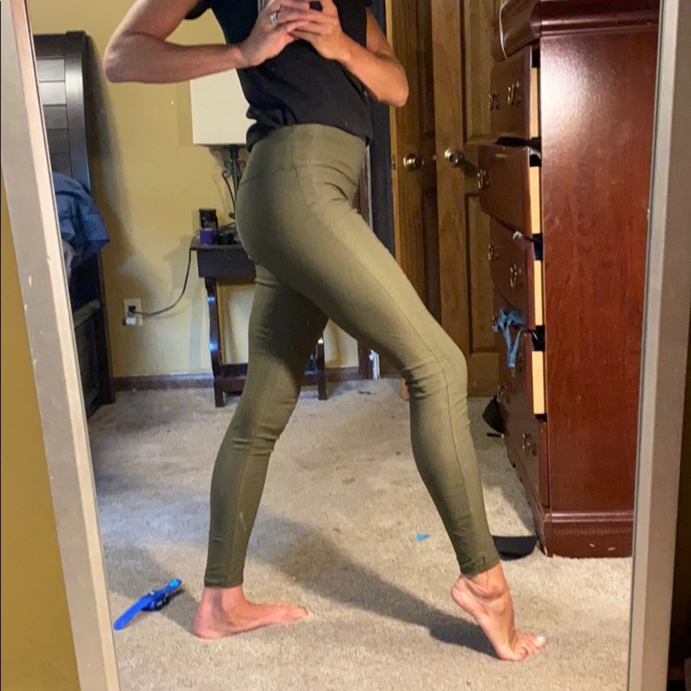 Olive green pants
